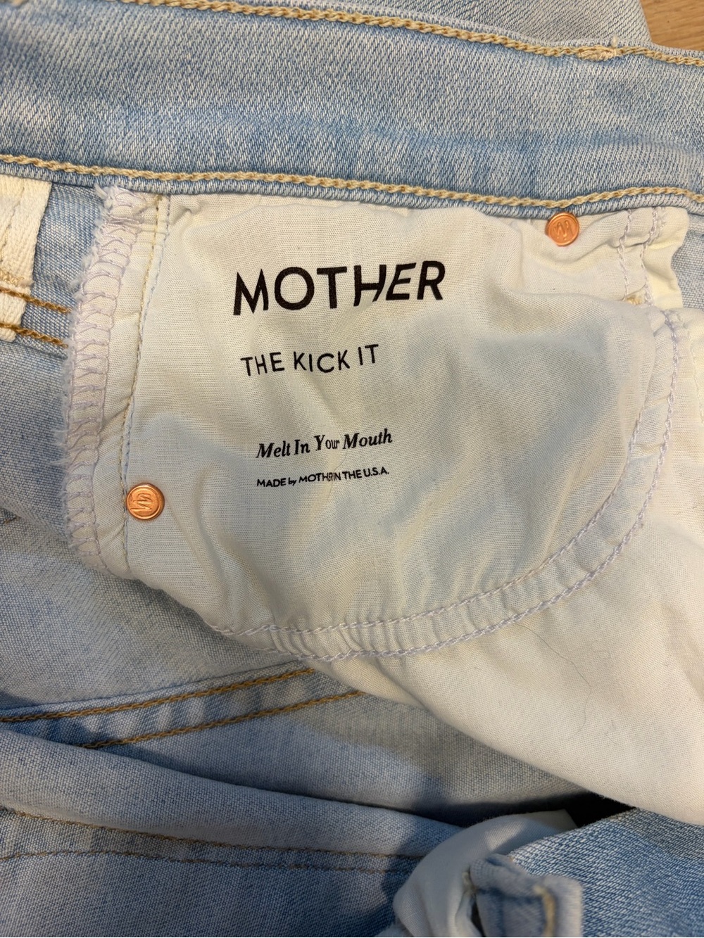 MOTHER The Kick It Jeans Melt in your Mouth Straight-Leg Jeans - Picture 5 of 9